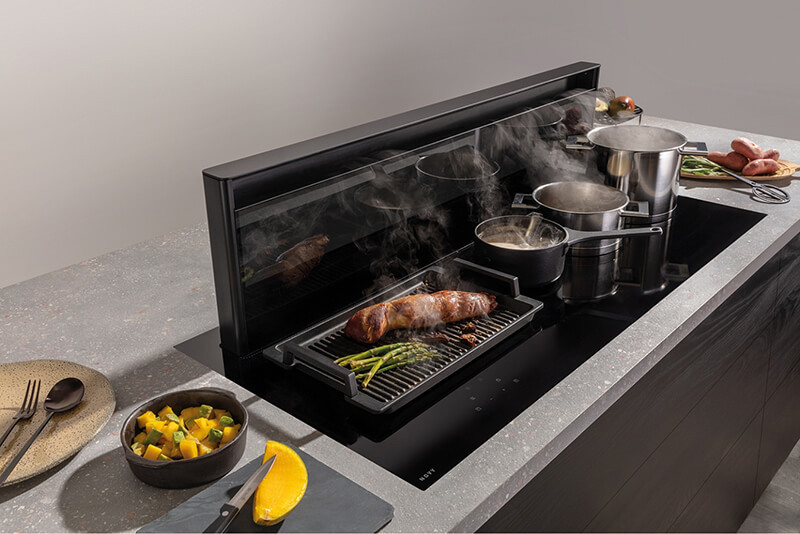 Acheter une plaque de cuisson avec hotte intégrée ? Découvrez la gamme Novy  !