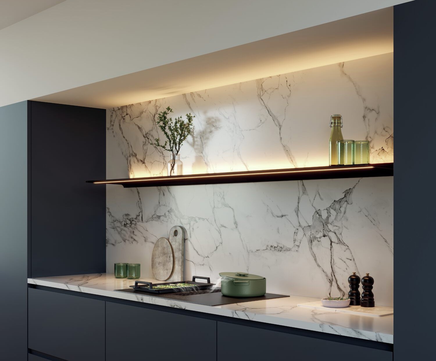Novy Shelf en Novy Easy Matte Line in keuken